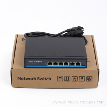 4Port PoE Switch Powered for IP Camera CE